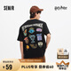 森馬（Semir）哈利波特聯(lián)名短袖T恤男美式印花情侶裝2025夏裝純棉109325100225