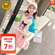 G.DUCKKIDS小黃鴨童裝兒童套裝女童秋裝新款中小童女孩庫(kù)洛米衛(wèi)衣女童兩件套 粉色-akkqqsi 120 適合110-120cm年齡6-7歲