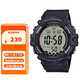 卡西歐（CASIO）手表男大屏數(shù)顯運動高中學生男女表非智能電子表AE-1500WH-1A