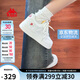 卡帕（Kappa）官方學生運動鞋子女小花板鞋女夏季透氣百搭小白鞋 白色 36