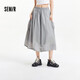 森馬（Semir）代露娃涼感防曬半身裙女顯瘦裙子2025夏季質(zhì)感工裝裙109325120004