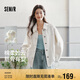 森馬（Semir）牛仔外套女中長(zhǎng)款落肩寬松夾克2025春秋棉質(zhì)通勤109125108014