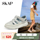 圣伽步（Skap）涼鞋女士透氣包頭軟底羅馬沙灘鞋 銀色 37