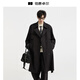 伯爵卓爾高級感通勤英倫風(fēng)衣羽絨服男士中長(cháng)款大衣外套男2025秋冬季新款 月夜黑 【發(fā)熱&抗皺升級】-無(wú)內膽 L (175)