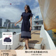 TOMMY HILFIGER【條紋裙擺】夏女氣質(zhì)休閑五?？凼昭@瘦POLO連衣裙76J5316 藏青色FAP M