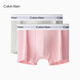Calvin Klein內(nèi)衣【明星同款摩登引力帶】25夏男兩條ck棉質(zhì)防夾臀內(nèi)褲男NB4391 VR3-冰粉/淺麻灰 2條 L