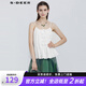 S.DEER女裝文藝甜美系帶蕾絲拼接吊帶S21281506 白色/90 M 165