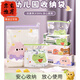 幼兒園收納袋兒童衣服入園用品衣物分裝拉環(huán)防水小袋子旅行密封袋 【加厚抗菌拉環(huán)款】大中小共40個(gè)