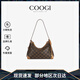 COOGI包包女款2025年品牌輕奢侈女士包包生日七夕情人節(jié)禮物送女友老婆 咖啡色