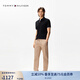 TOMMY HILFIGER男裝經(jīng)典商務(wù)通勤松緊腰微彈直筒合身西褲長(zhǎng)褲休閑褲23707 卡其色AEG(抽繩款) -直筒-正常拍 32 （2.5尺）