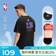 NBA球員號(hào)碼系列洛杉磯湖人勒布朗詹姆斯中性黑色運(yùn)動(dòng)t恤男夏季短袖 湖人隊(duì)/黑色 XL