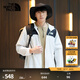 北面（The North Face）防風夾克防曬服男薄風衣舒適耐穿防潑濺24春季上新|8AUS KY4/黑白色 2XL /185