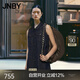 江南布衣（JNBY）秋冬新品牛仔連衣裙水洗優(yōu)雅無袖翻領(lǐng)氣質(zhì)通勤H型5O7G11180 991牛仔藏青 XL