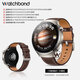 watchbond適用華為手表watch4pro真皮表帶秒變木星棕gt6/gt6pro/gt5/4/5pro/watch5非凡大師buds牛皮22腕帶