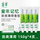 芳草【經(jīng)典系列】芳草勁爽薄荷牙膏清新口氣抗敏牙膏150g大容量家庭裝 【贈漱口水】4支勁爽薄荷
