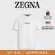 ZEGNA【會員日甄選】杰尼亞男裝白色#UseTheExisting?棉質短袖T恤 白色 50 (M)