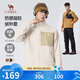 駱駝（CAMEL）男裝抓絨外套春秋防風(fēng)保暖搖粒絨開衫夾克內(nèi)膽M33CA03135