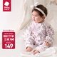 babycare嬰兒秋裝連體衣純棉秋季爬服春秋款新生兒寶寶衣服秋冬 哈沃伊星云粉 【僅爬服】 90cm
