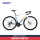 捷安特（GIANT）26款PCR LTD 2碳纖維前叉20速二代CD油碟全內(nèi)走全能型公路自行車 紫灰藍(lán)/淺雪晴白 700C×445MM S 建議165-175cm