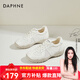 達(dá)芙妮德訓(xùn)鞋女鞋2025新款夏季網(wǎng)面透氣復(fù)古阿甘運(yùn)動休閑網(wǎng)鞋輕便 米色 37 (235mm) 標(biāo)準(zhǔn)碼
