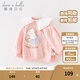 戴維貝拉（DAVE＆BELLA）【Hello.Kitty聯(lián)名】女童衛(wèi)衣兒童寶寶衣服打底衫秋季新款童裝 粉色【現(xiàn)貨】 100 cm（建議身高90-100cm）
