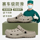 JCZS德國手術(shù)室拖鞋洞洞鞋男款醫護士專(zhuān)用eva防滑防臭外穿女沙灘涼拖 品質(zhì)升級-卡其醫護專(zhuān)用 賽車(chē)級防 42 -43【標準碼】
