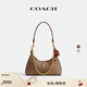 蔻馳（COACH）新款女士經(jīng)典標(biāo)志JULIET 25號單肩包斜挎包老花女包 B4/棕黃色 焦糖色