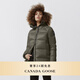 加拿大鵝（Canada Goose）Cypress 女士黑標(biāo)羽絨服戶外派克大衣大鵝羽絨服 經(jīng)典升級(jí) 2239LB 1664 灰綠色 S
