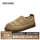 斯凱奇（Skechers）男靴秋冬加絨保暖雪地靴一腳蹬軟底舒適棉鞋休閑鞋205179