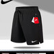 NBA VIBE-NIKE耐ke夏季跑步訓練短褲健身薄款寬松透氣速干休閑五分褲 耐克 XL 【推薦165-170cm】帶三角內襯