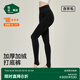 松山棉店加絨打底褲女秋冬外穿踩腳高腰顯瘦保暖褲防掉檔 黑色 1條 均碼