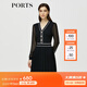PORTS寶姿秋冬女裝新款優(yōu)雅氣質(zhì)修身連衣裙ALM9K202NKW008 黑色 S