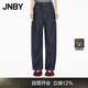 江南布衣（JNBY）【商場同款】25秋冬新品牛仔褲女寬松休閑香蕉褲5X7E10120 991/牛仔藏青 S
