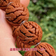 秦嶺龍紋桃核秦嶺龍紋桃核高顏值小眾天然原生態(tài)紅皮精品繡球滿(mǎn)天星桃核手串 17mm