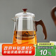 美斯尼 加厚玻璃煮茶壺煮茶器耐熱玻璃泡茶壺木柄泡茶器功夫茶具