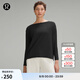lululemon丨Back in Action 女士長袖 T 恤 透氣 LW3CE0S 黑色 XXS /2