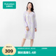 全棉時(shí)代新品家居服親膚透氣越穿越柔女士純棉睡衣空氣褶皺紗