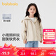 巴拉巴拉童裝兒童外套女童2024秋裝小童寶寶可愛連帽加絨上衣208324105004