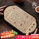 尚言坊吸水干泡茶盤小茶盤小茶臺(tái)家用長(zhǎng)方形壺承一人用茶具托盤