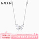 卡蒂羅冰晶蝴蝶S925銀項鏈女吊墜鎖骨禮物送女友 【925銀】冰晶蝴蝶項鏈
