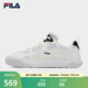 斐樂（FILA）【楊冪同款】女鞋板鞋2025夏季新款星韻鞋厚底鞋子運(yùn)動(dòng)休閑鞋 明亮白/奶油白色-WB 38