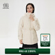 KOLON SPORT/可隆中量羽絨服 女子壓膠連帽冬GTX防風寬松鵝絨外套夾克 LKDJ4WTK16-IV 象牙白 M 165/88A