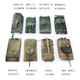 gudi4D正版虎式拼裝模型1/72經(jīng)典坦克塑料玩具套裝兒童diy軍事擺件 0398（一整套8輛坦克）