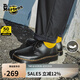 馬丁（DR.MARTENS）Zavala Lo早秋舒適百搭輕量軟皮黑色薄底皮鞋單鞋 黑色 36