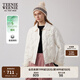 Teenie Weenie小熊女裝棉服冬季時(shí)尚簡約休閑保暖外套韓系洋氣夾克 乳白色 M (165)