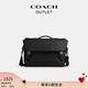 蔻馳（COACH）【七夕情人節(jié)禮物】奧萊男士LEAGUE騎行手袋單肩斜挎通勤 JI/黑色