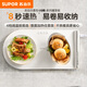 蘇泊爾（SUPOR）暖菜板 家用可折疊新型熱菜板保溫板 200W速熱柔性可卷加熱板電熱板熱飯菜 飯菜保溫神器暖菜板墊 【柔性可卷】1-2盤菜 46cm
