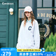 COVERNAT潮牌衛(wèi)衣 寬松圓領(lǐng)衛(wèi)衣男 24秋季新品衛(wèi)衣女 C標(biāo)情侶款長袖套頭衫 淺灰色 S (165)
