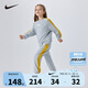 NIKE 耐克童裝男女童長(zhǎng)袖衛(wèi)衣+長(zhǎng)褲2件套裝春秋兒童褲子