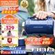 摩飛電器（Morphyrichards）電熱水壺便攜式燒水壺旅行熱水壺?zé)婵毡貕夭讳P鋼保溫瓶大容量戶外 MR6061 1L 輕奢藍